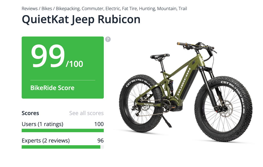 BikeRide Review: The QuietKat Jeep Rubicon