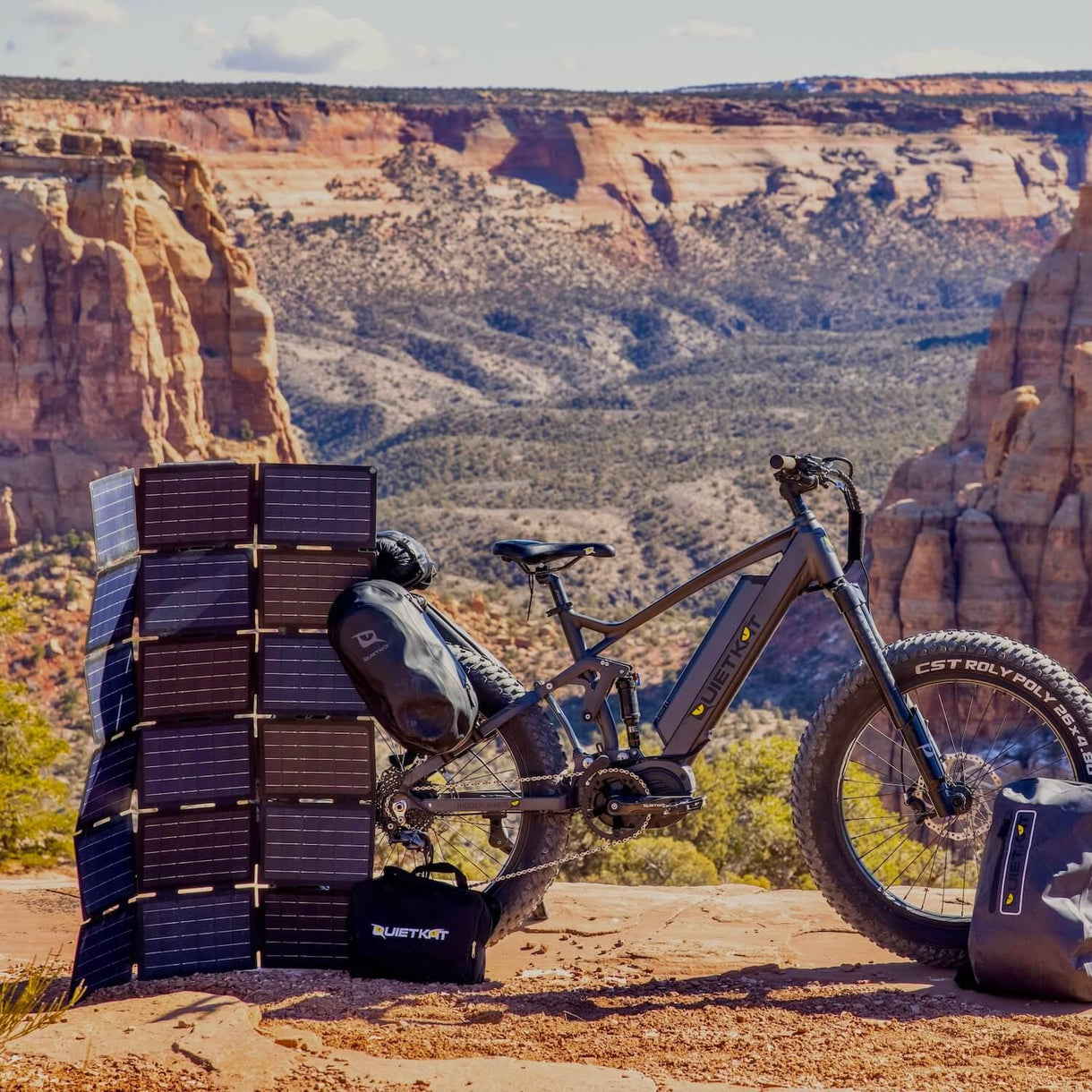 solar ladegerät für e bike Buy Now Portable Solar Charging Station – QUIETKAT USA