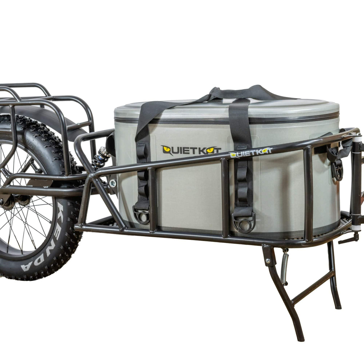 Single-wheel Cargo Trailer And Cooler Bundle - QUIETKAT USA