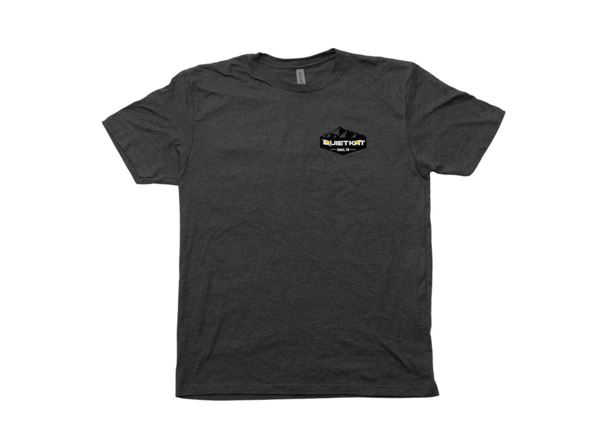 QuietKat Mountain Logo T-Shirt (Heather Gray)