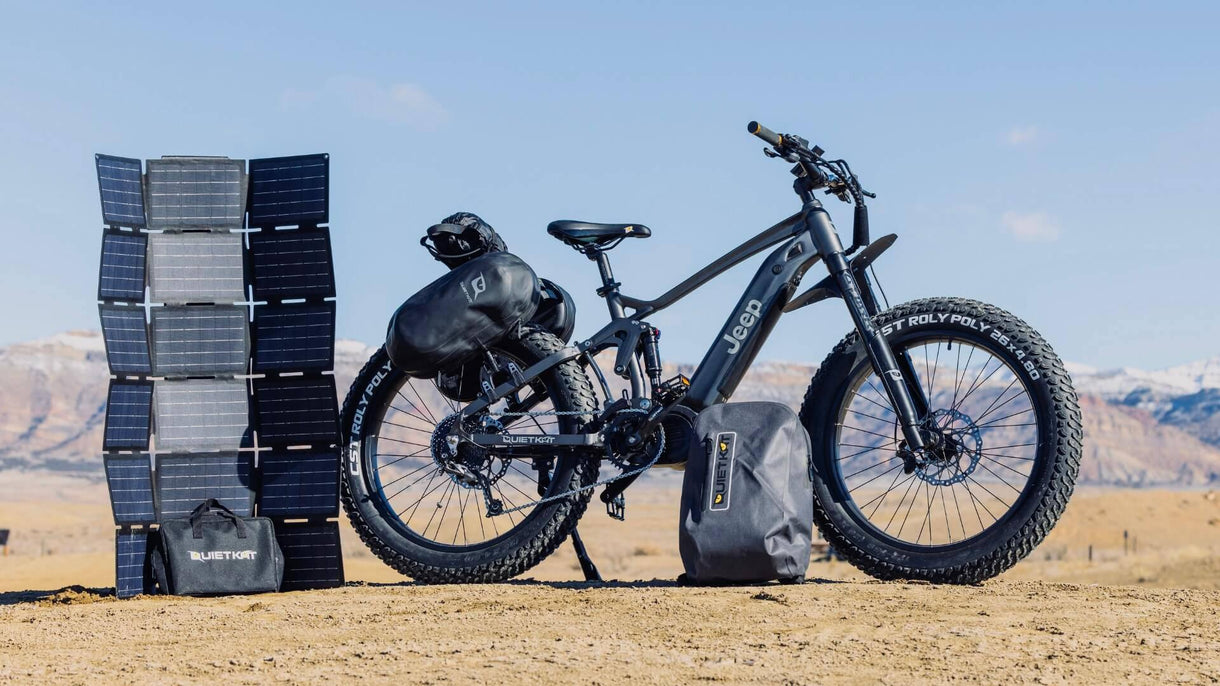 solar ladegerät für e bike Buy Now Portable Solar Charging Station – QUIETKAT USA